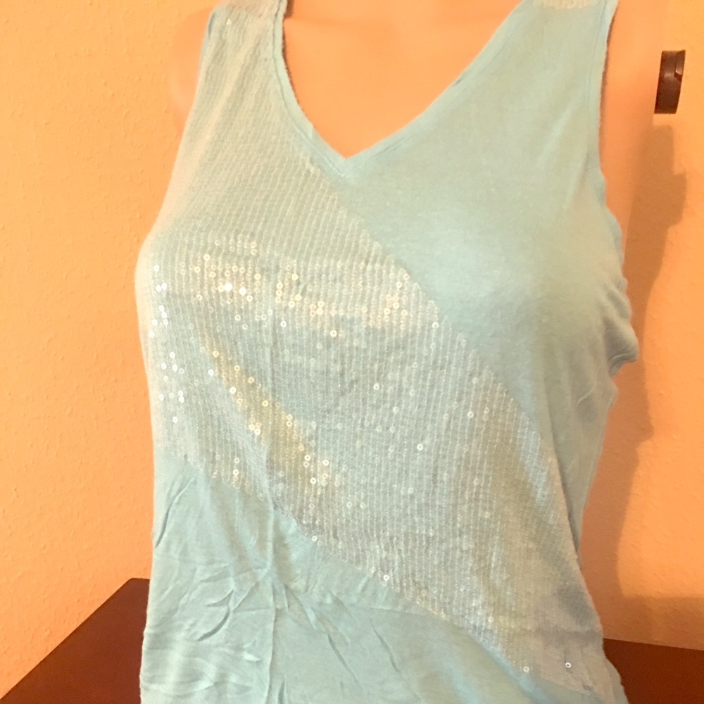 Sequined tank